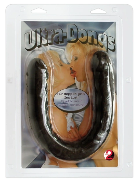 Двухсторонний фаллоимитатор You2Toys Ultra-Dong, 43 см (черный)