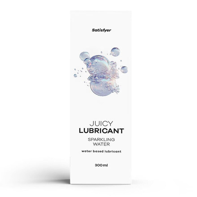 Лубрикант на водній основі Satisfyer Juicy Booty Sparkling Water, 300 мл