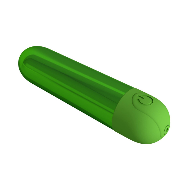 Pretty Love Kiwi Powerfull - Mini-wibrator, Zielony, 8 cm