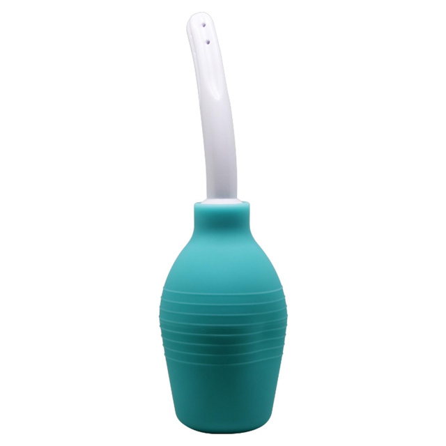 Mr. Play Anal Douche - Prysznik analny, Turkus, 25.8 cm, 310 ml