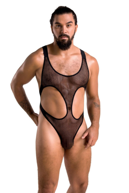 Чоловіче боді Passion Free Your Senses Leon 040, L/XL (чорний)
