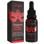 Стимулювальна сироватка для клітора Orgie Orgasm Drops Kissable, 30 мл