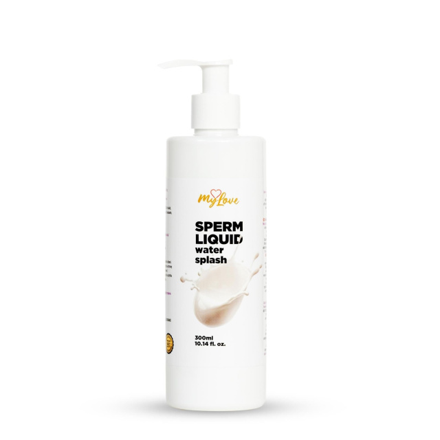 MyLove Sperm Liquid Water Splash - Lubrykant na bazie wody, 300 ml