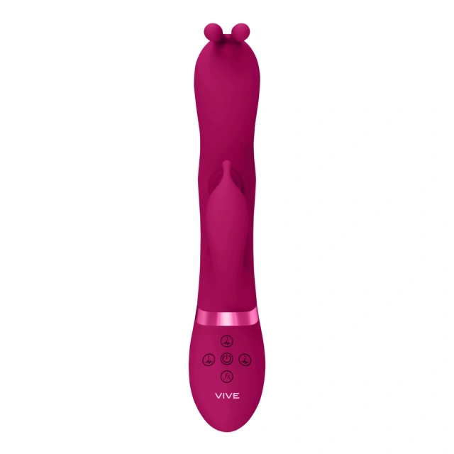 Vive Gada - Wibrator królik, Różowy, 22.8 cm