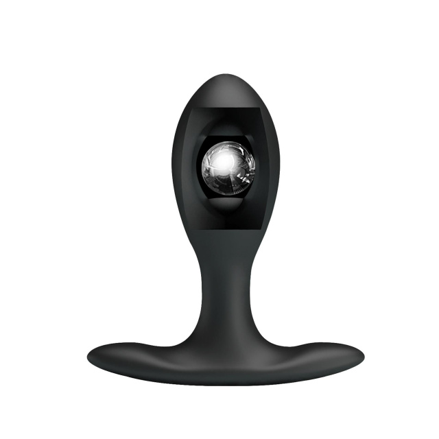 Анальна пробка Mr. Play Inflatable Plug, 9.1 см (чорний)