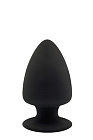 Анальна пробка Cheeky Love Premium Silicone Plug M, 11 см (чорний)