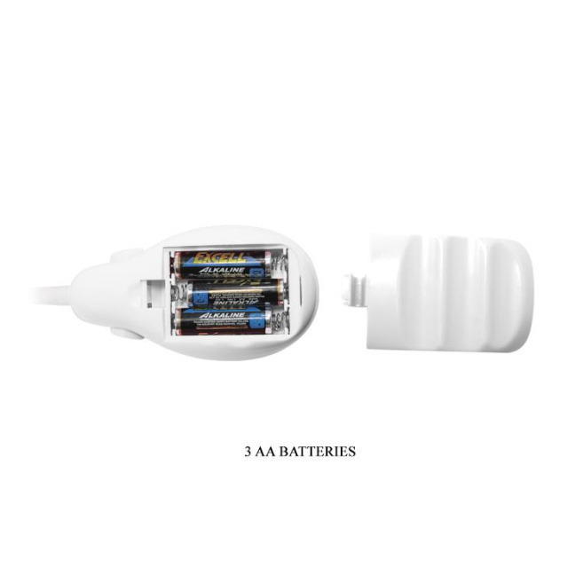 Помпа для груди Pretty Love Breast Vibrating Massager, 7 см (белый)