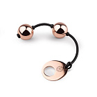 Вагинальные шарики Rosy Gold Nouveau Kegel Balls, 2.8 см (золотистый)