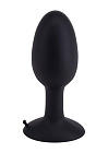 Анальная пробка Seven Creations Roll Play Large, 11,7 см (черный)