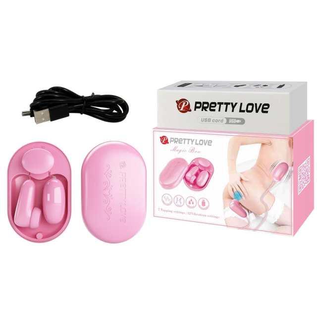 Набір секс іграшок Pretty Love Magic Box, 2 шт (світло-рожевий)