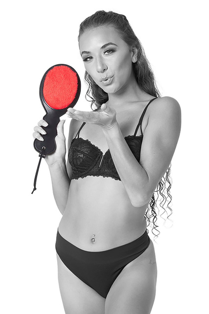 Sportsheets Amor Paddle -, Czarny-Czerwony