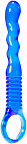 Me You Us Ridged Anal Teaser Kinx - Dildo analne, Niebieski, 19, 5 cm