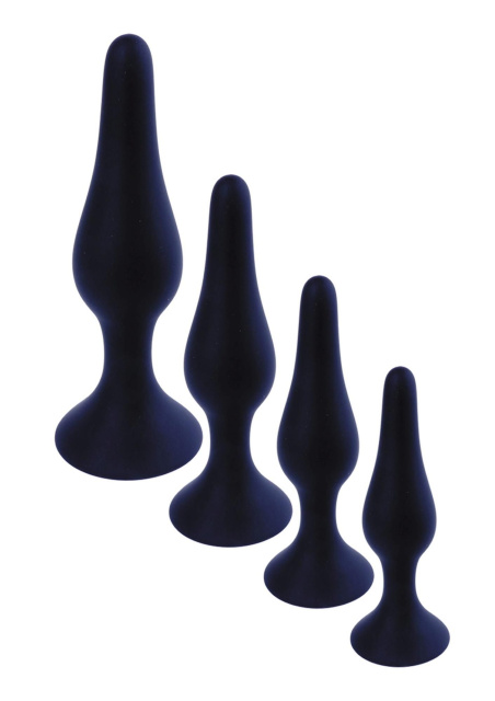 Анальна пробка Boss Silicone Plug Small, 10 см (чорний)