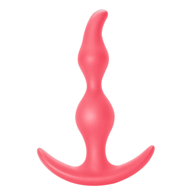 Lola Games Bent Anal Plug - Korek analny, Różowy, 13 cm