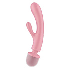 Вібратор Satisfyer Triple Lover, 24 см (рожевий)