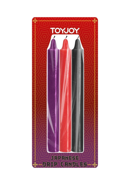 Набір низькотемпературних свічок Toy Joy Japanese Drip Candles, 3 шт