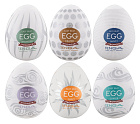 Набор мастурбаторов Tenga Egg Hard Boild Pack, 6 шт (белый)