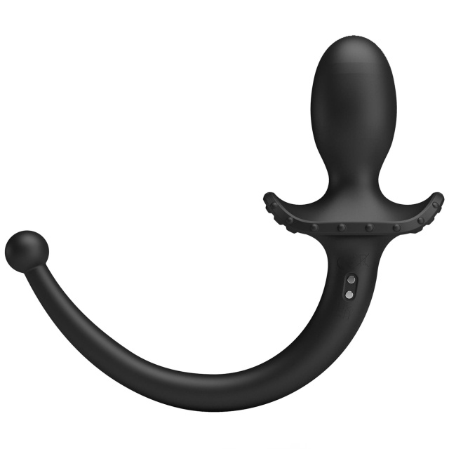 Pretty Love Anthony Smart App - Korek analny, Czarny, 15 cm