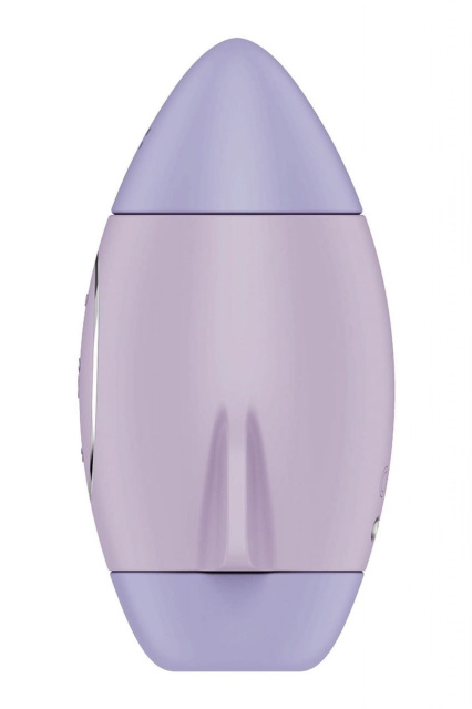 Вакуумний стимулятор клітора з вібрацією Satisfyer Mission Control (фіолетовий)
