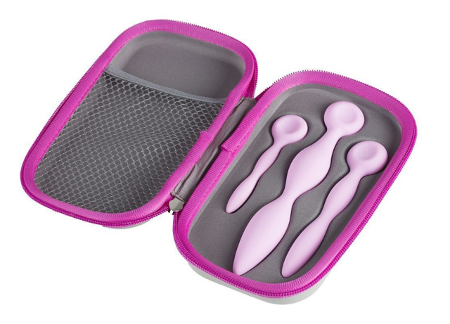 Zestaw trenerów dopochwowych Femintimate Intimrelax, 3 szt (różowy)