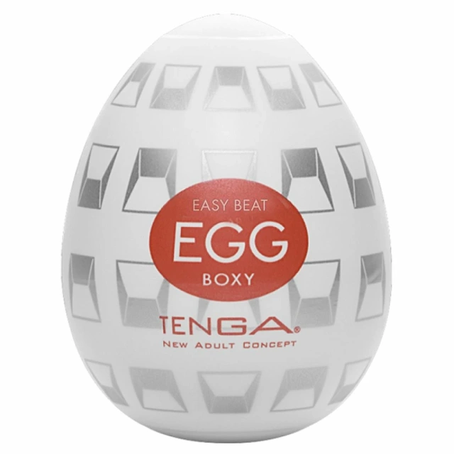 Мастурбатор яйцо Tenga Egg New Standart Boxy (белый)