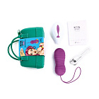 Вагинальные шарики с вибрацией FeelzToys Motion Love Balls Foxy, 8 см (фиолетовый)
