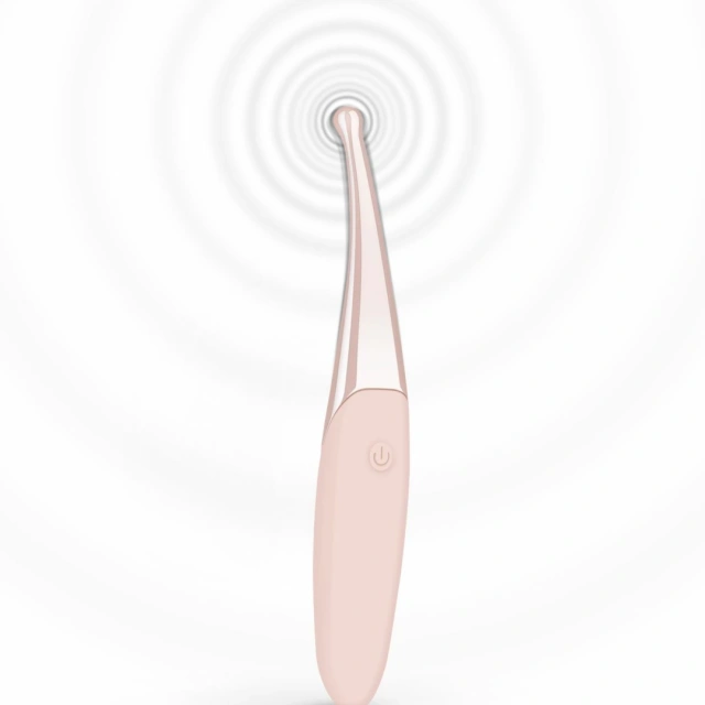 Вибратор для клитора Senzi, 14.7 см (светло-розовый)