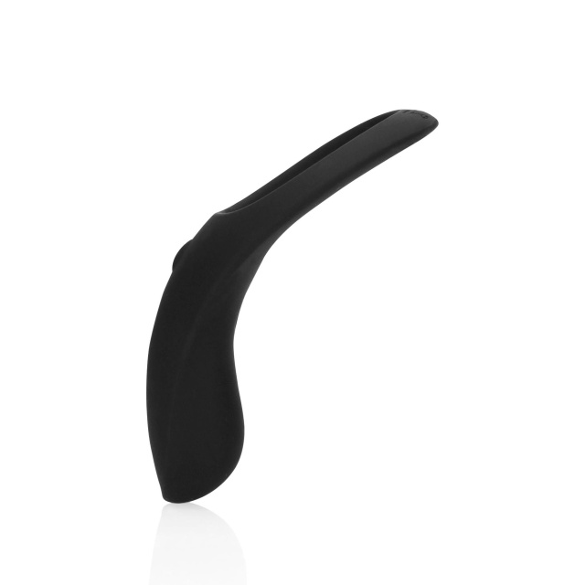 Віброкільце Loveline Pointed, 11 см (чорний)