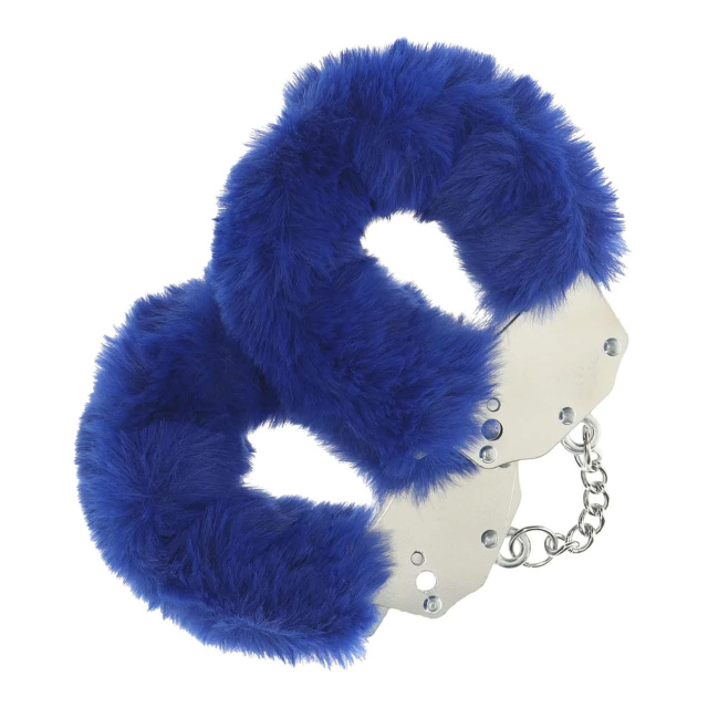Наручники Ouch! Heavy-duty Fluffy Handcuffs (синий)