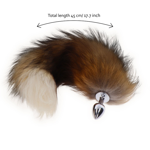 Taboom Foxtail Buttplug - Korek analny z ogonkiem, Multi, 50 cm