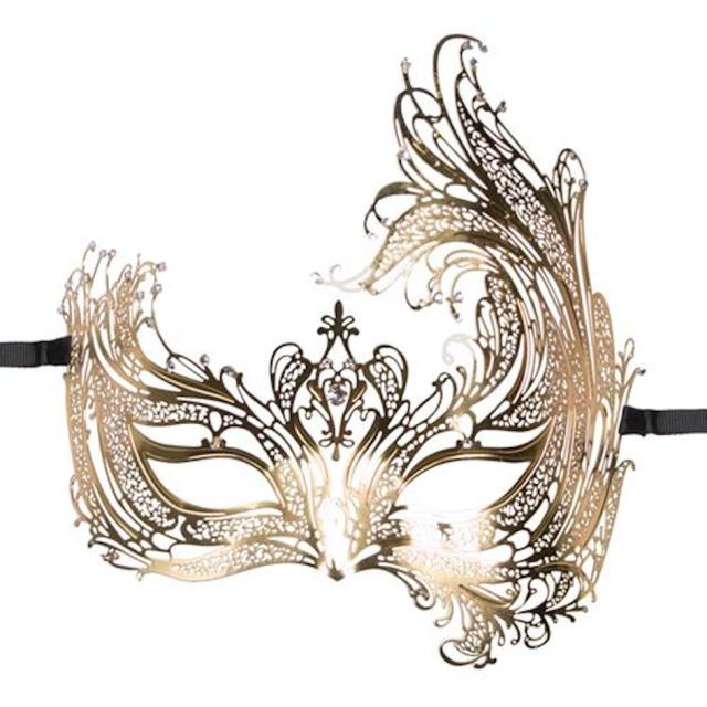 Easytoys Metal Mask Gold - Maska, Złoto, One size