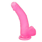 Lovetoy Jelly Studs Large - Dildo, Różowy, 20 cm