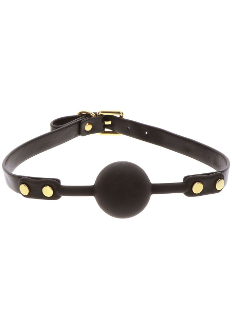 Taboom Vogue Ball Gag - Knebel z kulką, Czarny, 66 cm