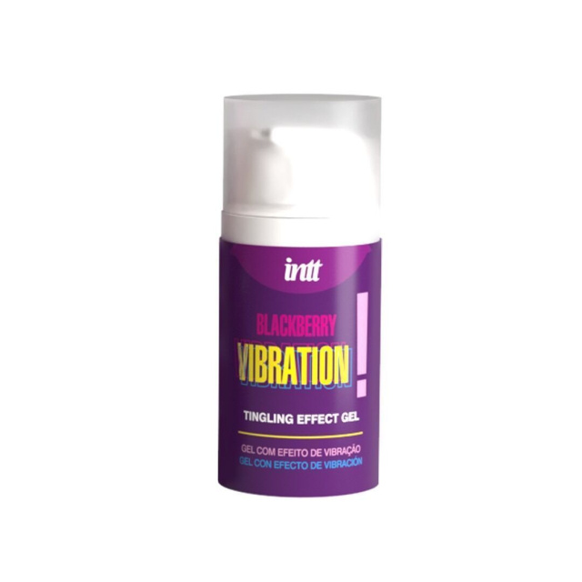 intt Vibration Blackberry - Płynny wibrator, 15 ml