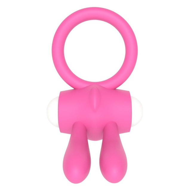 Lovetoy - Wibrujący pierścień erekcyjny, Różowy, 7.5 cm