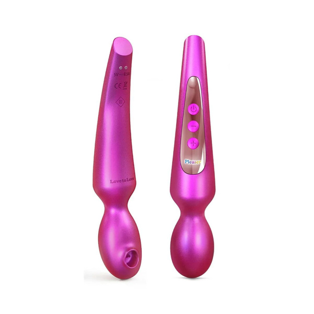 Вібромасажер Love to Love Pleaser, 22.6 см (рожевий)