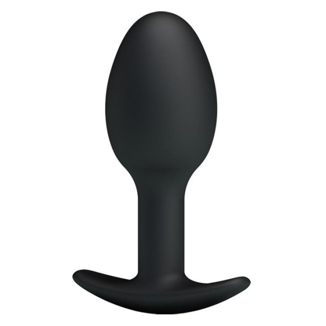 Pretty Love Heavy Balls - Korek analny, Czarny, 8, 4 cm