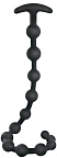 Black Velvets Anal Beads - Łańcuszek analny, Czarny, 50 cm