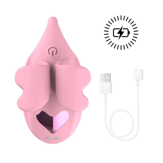 Вібратор на палець Loveline Finger Dual, 8.5 см (рожевий)