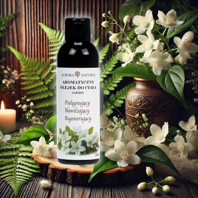 Aurora Aurora Naturals - Olejek do masażu, Jaśmin, 150 ml
