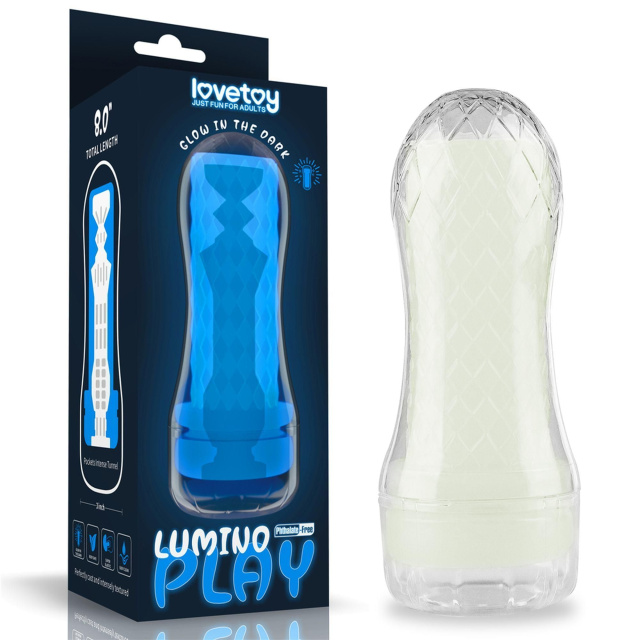Мастурбатор Lovetoy Lumino Play Pocketed (белый)