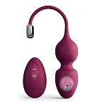 Вагинальные шарики Dorcel Love Balls, 22 см (сливовый)