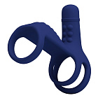 Насадка для пениса Pretty Love Powerful ring, 11,5 см (синий)
