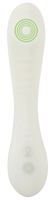 Вібратор Glow In The Dark G-Spot, 17.9 см (білий)
