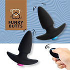 Набір анальних пробок FeelzToys FunkyButts, 12,5 см (чорний)