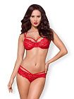 Комплект белья Obsessive 860-SET-1, S/M (красный)