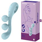 Satisfyer Tri Ball 2 - Wibrator do potrójnej stymulacji, Niebieski, 20, 5 cm