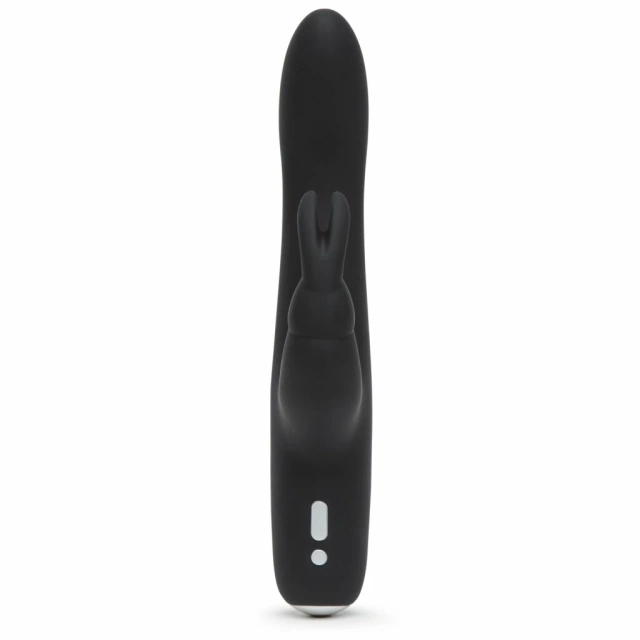 Вибратор-кролик Fifty Shades of Grey Greedy Girl Slimline, 21,6 см (черный)