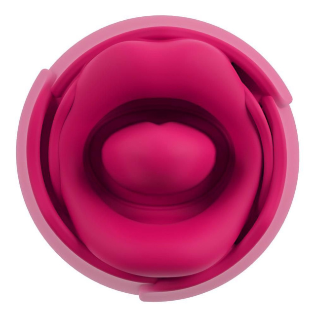 Вібратор для клітора You2Toys Oral Fun Tongue, 11.3 см (рожевий)