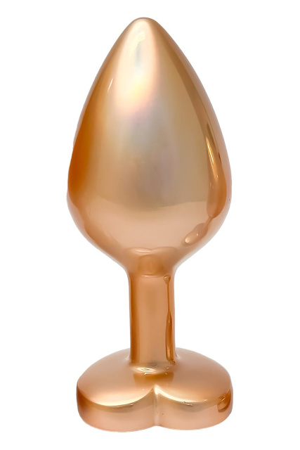 Dream Toys Gleaming Love Pearl Gold Plug - Korek analny, Złoto, 8.3 cm, M